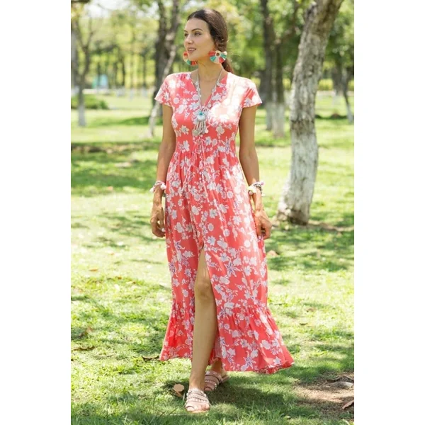 Robe Longue Fleurie Bohème Hippie