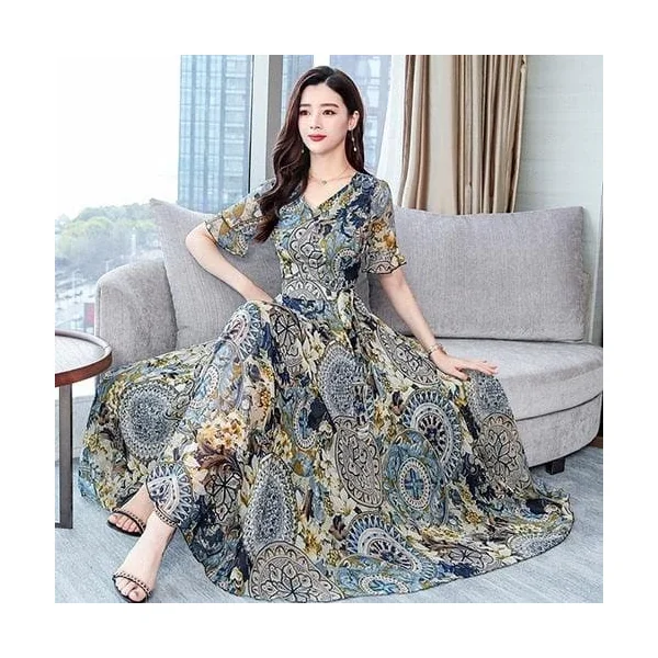 Robe Longue Fleurie Bohème