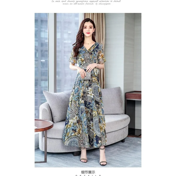 Robe Longue Fleurie Bohème