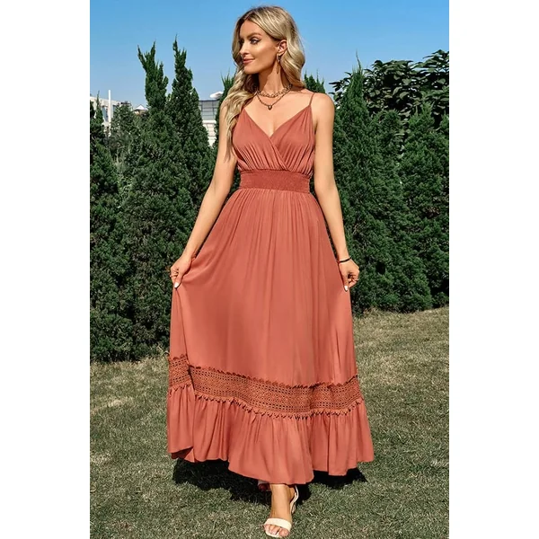 Robe Longue Fluide Bohème Champêtre