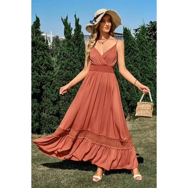 Robe Longue Fluide Bohème Champêtre