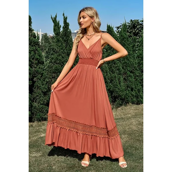 Robe Longue Fluide Bohème Champêtre