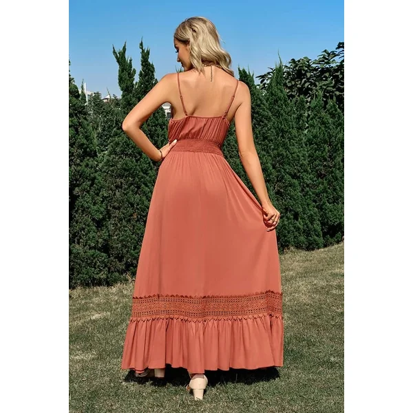 Robe Longue Fluide Bohème Champêtre
