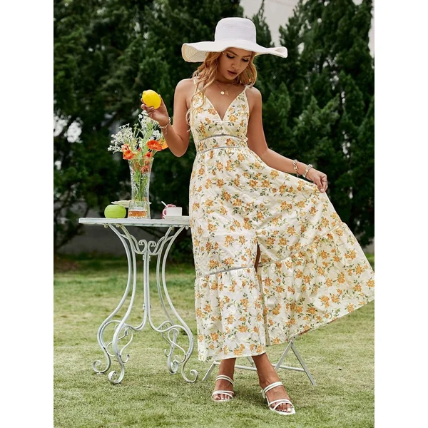 Robe Longue Fluide De Plage Pour Femme