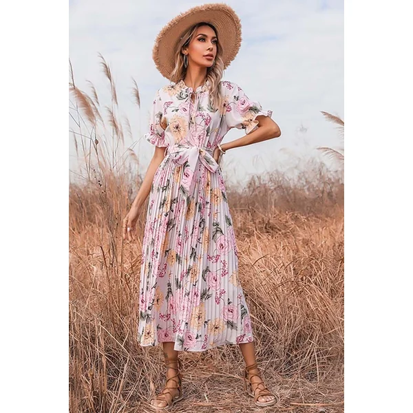 Robe Longue Fluide Imprimée Bohème – Sidonie