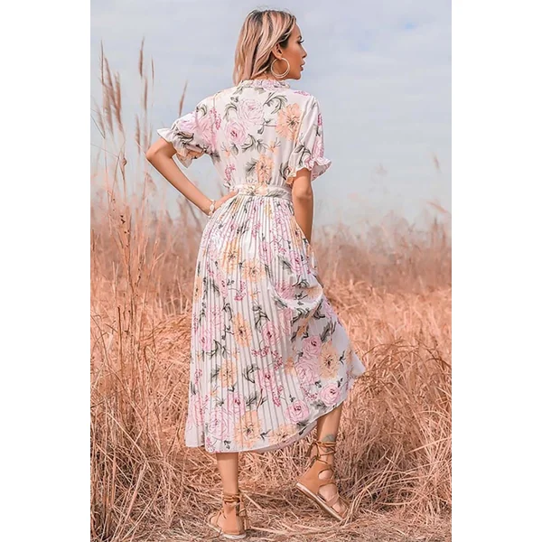 Robe Longue Fluide Imprimée Bohème – Sidonie