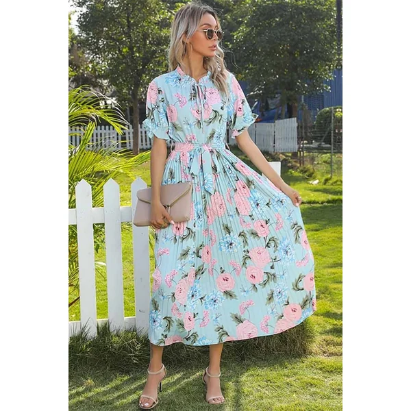 Robe Longue Fluide Imprimée Bohème – Sidonie