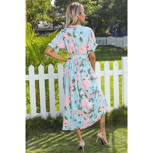 Robe Longue Fluide Imprimée Bohème – Sidonie