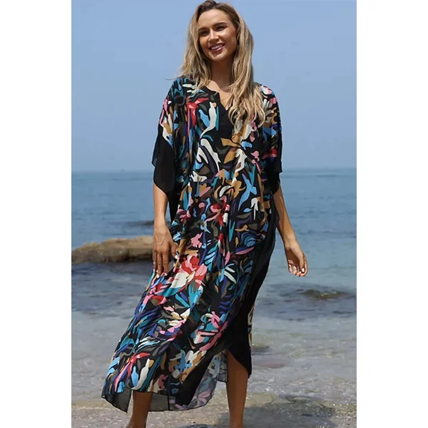 Robe Longue Grande Taille de Style Bohème – Scarlett