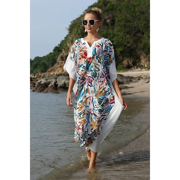 Robe Longue Grande Taille de Style Bohème – Scarlett