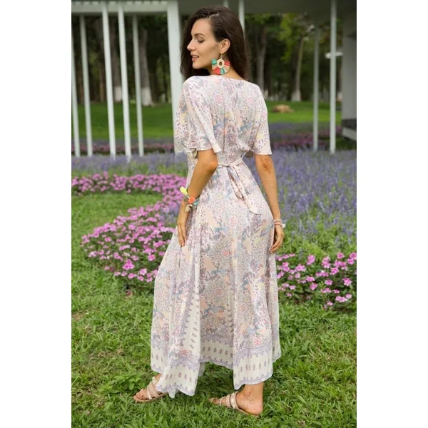 Robe Longue Imprimé Bohème