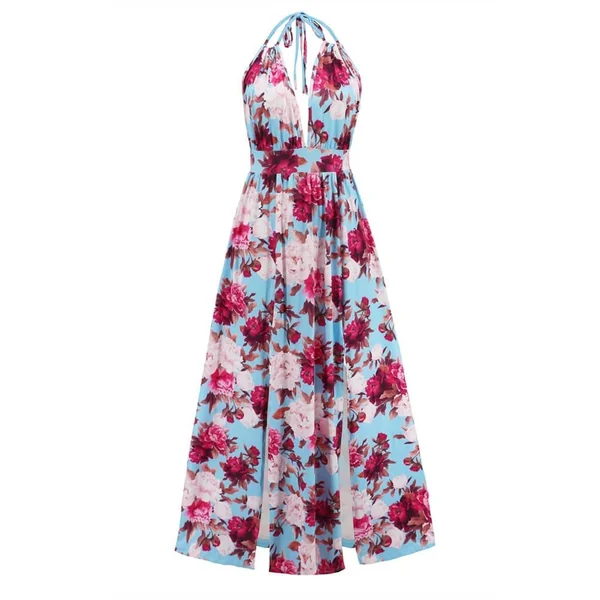 Robe Longue Imprimé Champêtre