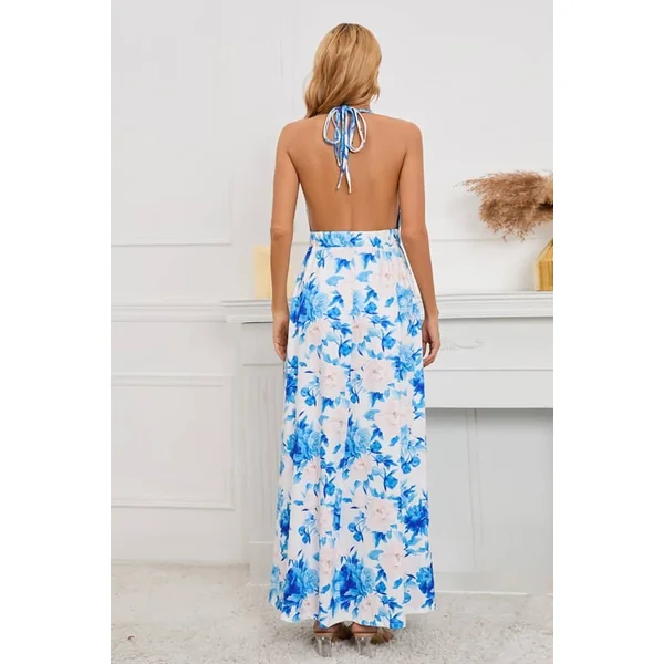 Robe Longue Imprimé Champêtre