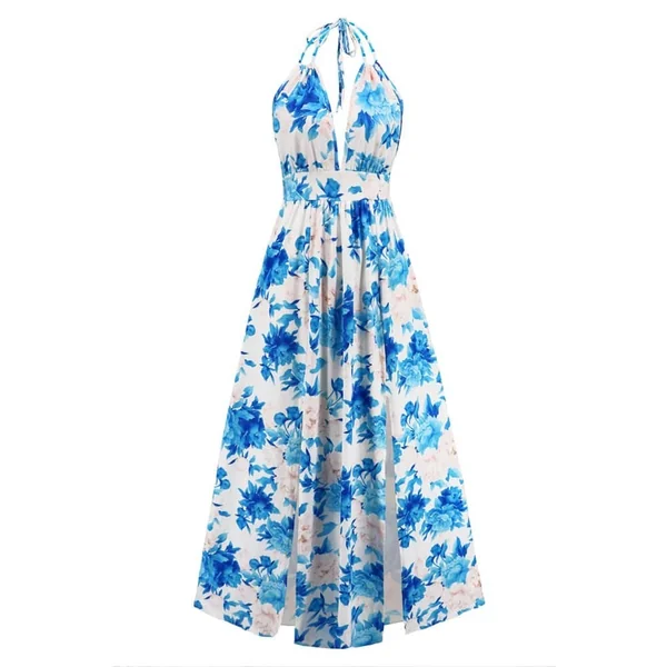 Robe Longue Imprimé Champêtre