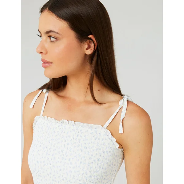 Robe longue imprimée Multicolore