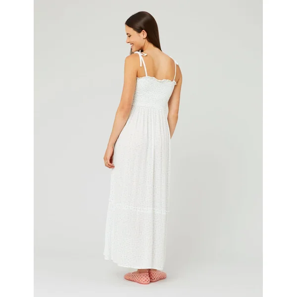 Robe longue imprimée Multicolore