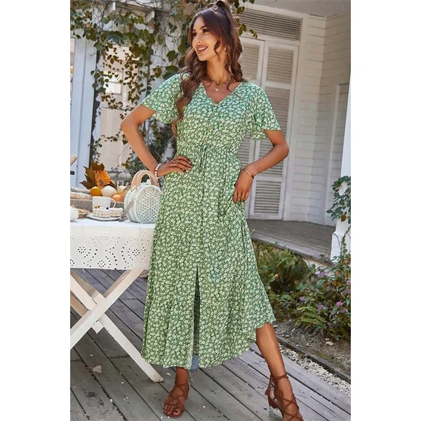 Robe Longue Vintage Bohème – Léopoldine