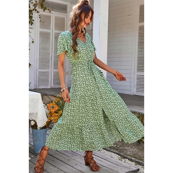 Robe Longue Vintage Bohème – Léopoldine