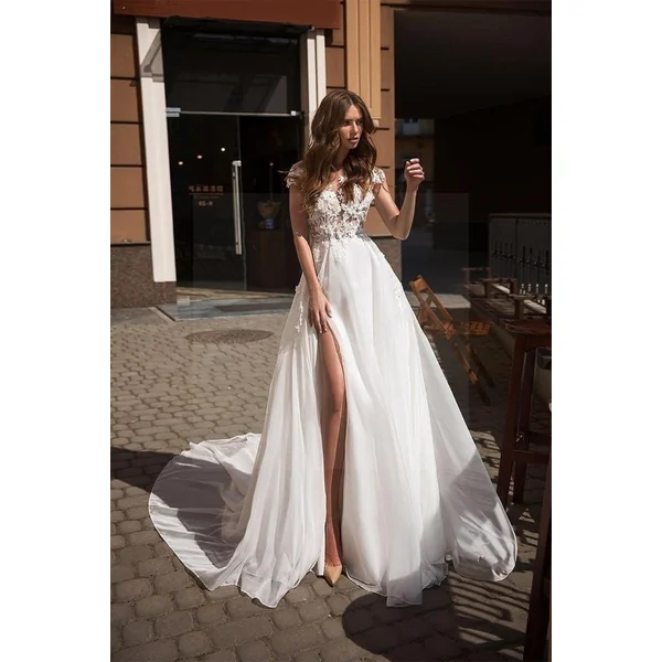 Robe mariage bohème dos nu