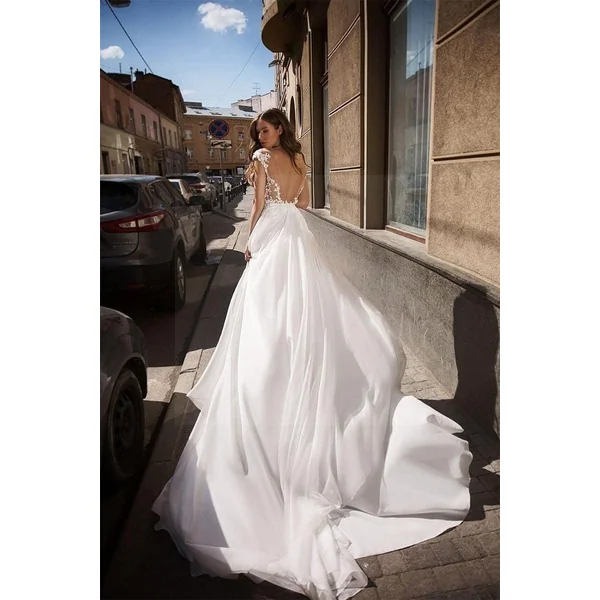 Robe mariage bohème dos nu