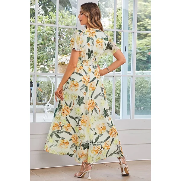 Robe Mariage Champêtre Manches Courtes