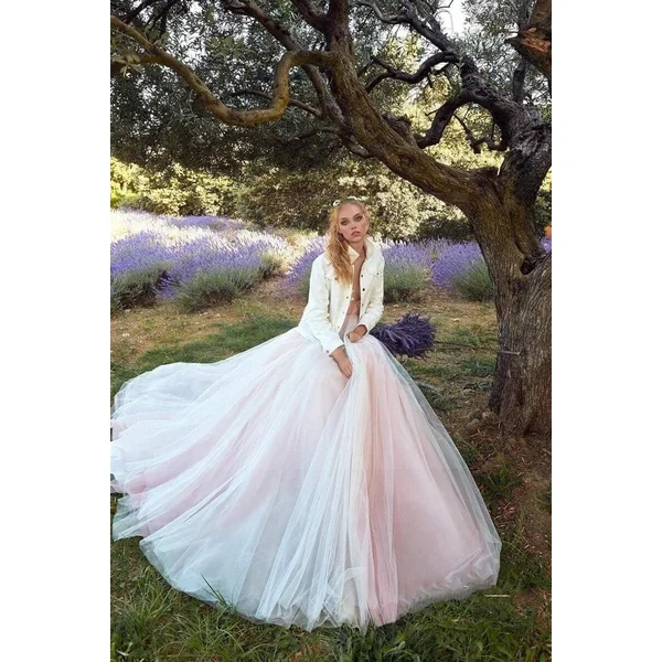 Robe mariée bohème rose