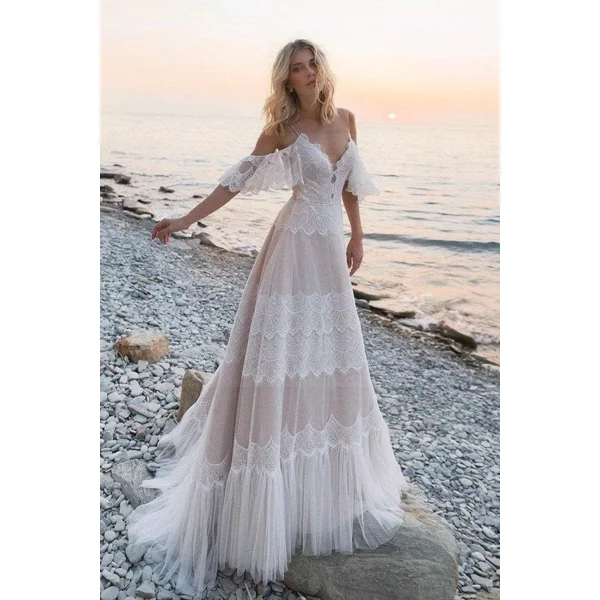 Robe mariée hippie bohème