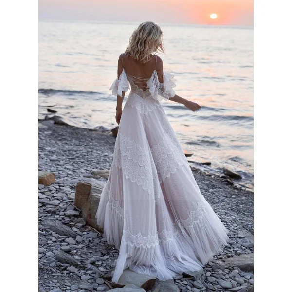 Robe mariée hippie bohème