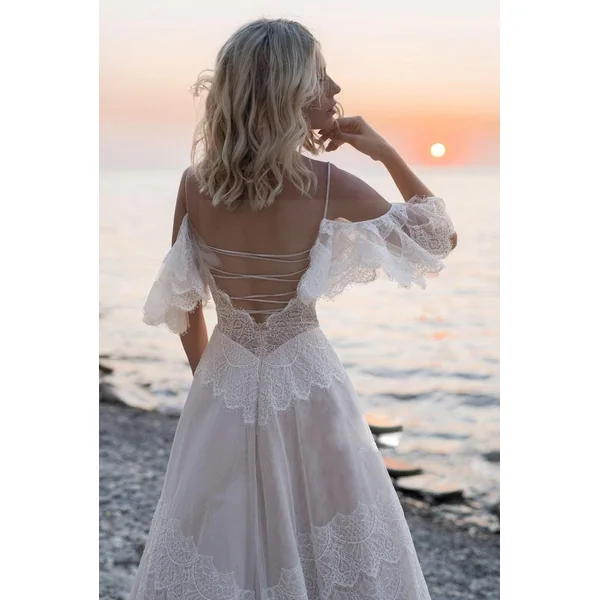 Robe mariée hippie bohème