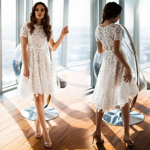 Robe Midi En Dentelle Gitane