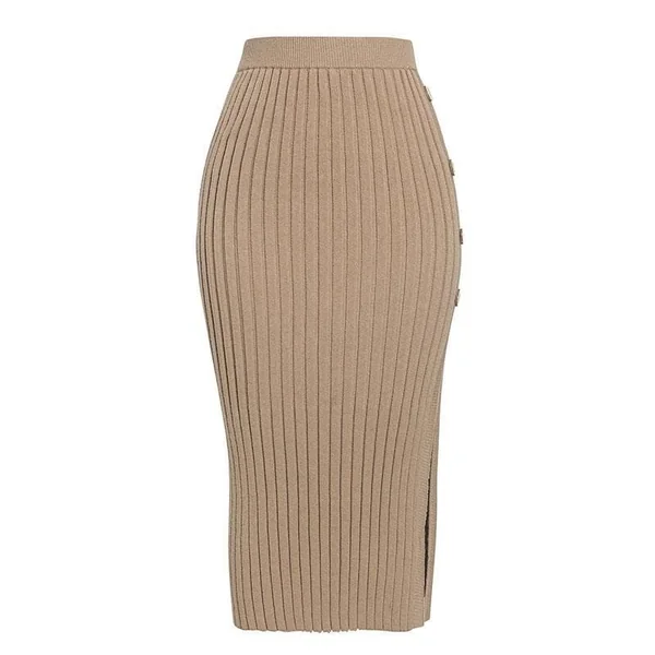 Robe Midi Fendue Vintage