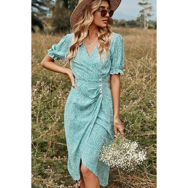 Robe Mi-Longue Champêtre