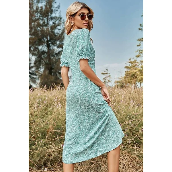 Robe Mi-Longue Champêtre