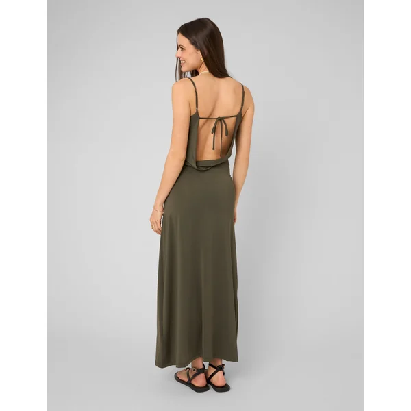 Robe moulante Vert kaki