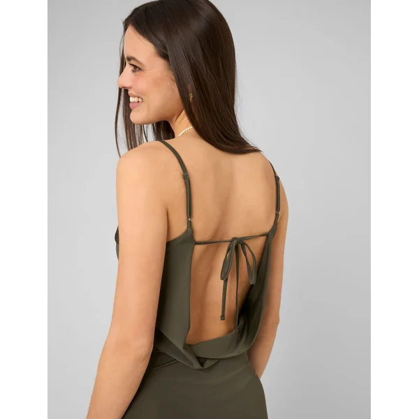 Robe moulante Vert kaki