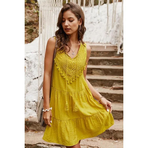 Robe Patineuse Bohème – Prune