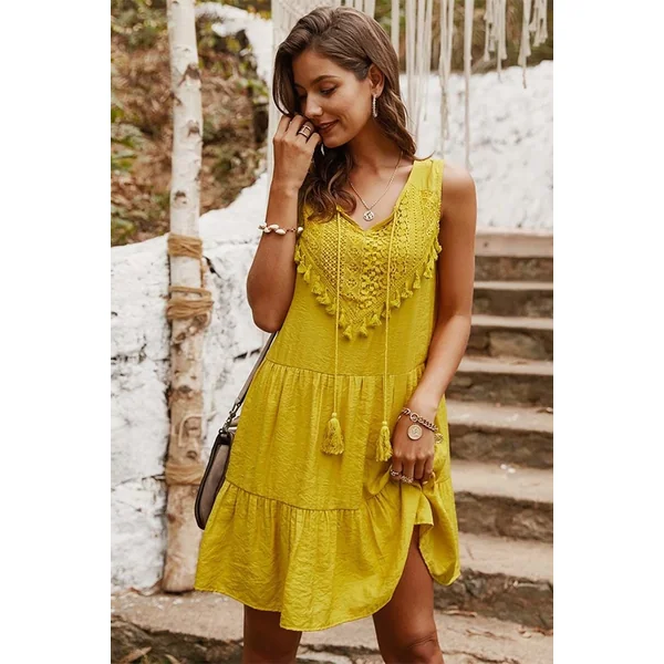 Robe Patineuse Bohème – Prune
