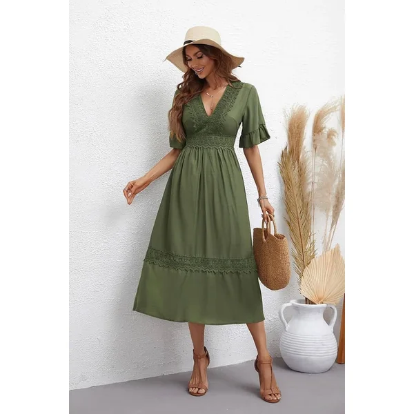 Robe Pour Mariage Champêtre Kaki