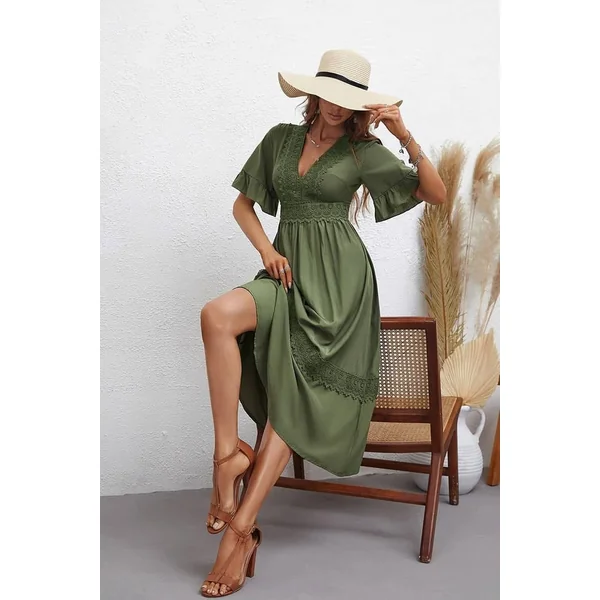 Robe Pour Mariage Champêtre Kaki
