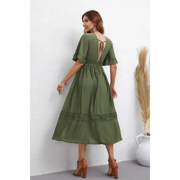 Robe Pour Mariage Champêtre Kaki