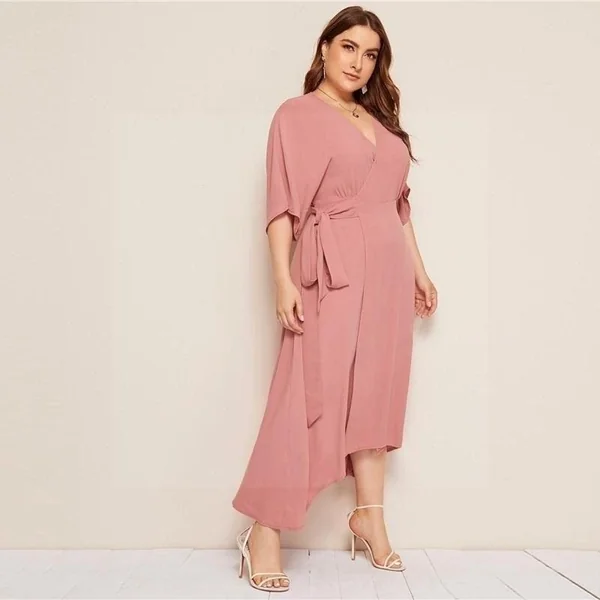 Robe romantique bohème grande taille