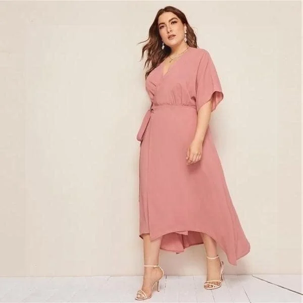Robe romantique bohème grande taille