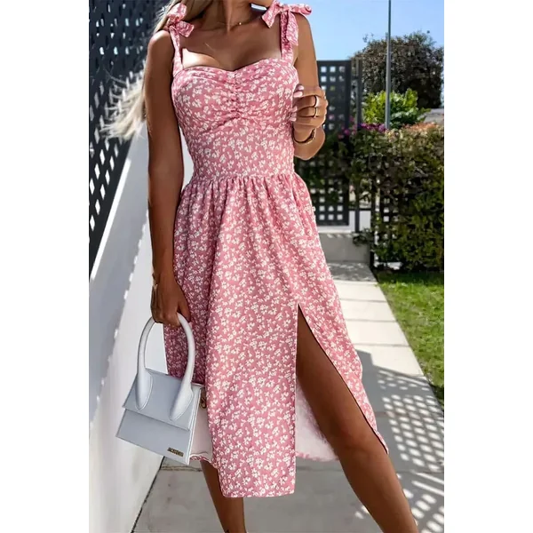 Robe Rose Bohème Chic – Irma