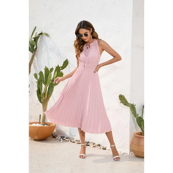 Robe Rose Poudré Mariage Champêtre