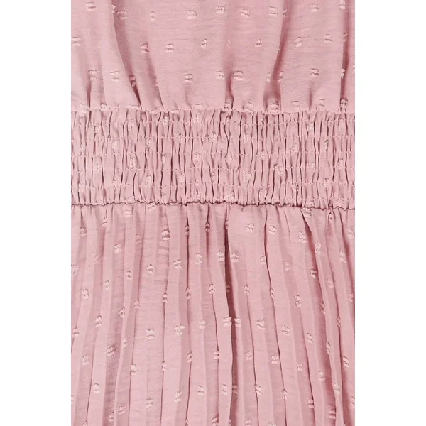 Robe Rose Poudré Mariage Champêtre