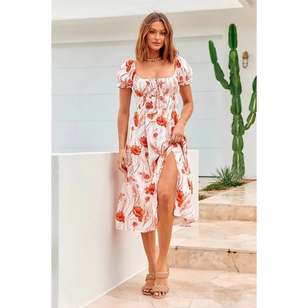 Robe Rouge Pour Mariage Champêtre