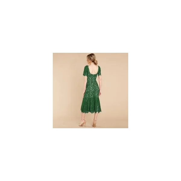 Robe Sexy Verte Dos Nu