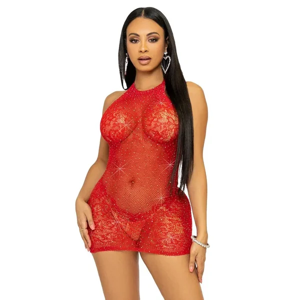 Robe strass courte