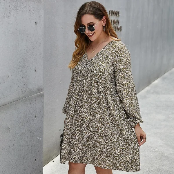 Robe Trapeze Grande Taille