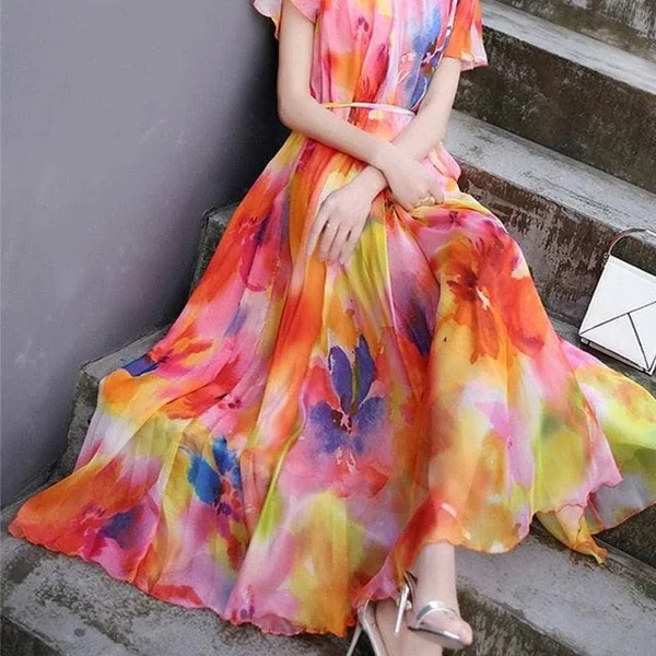 Robe Très Longue Bohème